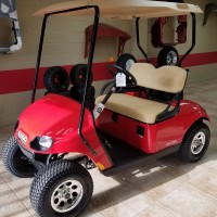 FLAME RED 2021 E-Z-GO VALOR